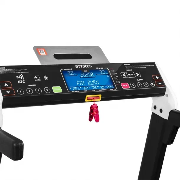 ลู่วิ่งไฟฟ้า ATTACUS รุ่น AT100 3 แรงม้า Smart Treadmill รุ่นจิ๋ว เล่นเกมส์ Zwift Kinomap Could run รับประกันสินค้า 1 ปี ลู่วิ่งไฟฟ้า ATTACUS รุ่น AT100 3 แรงม้า Smart Treadmill รุ่นจิ๋ว เล่นเกมส์ Zwift Kinomap Could run รับประกันสินค้า 1 ปี - Image 4