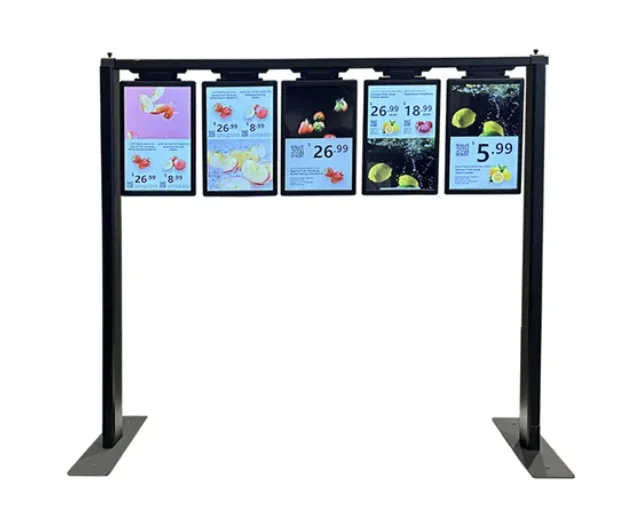 จอ Digital Signage 2 ด้าน 10.1 นิ้ว ฐานตั้งตัว L Digital Signage อัพโหลดโฆษณาผ่านมือถือ สะดวก รวดเร็ว PIF PRICE TAG & ADVERTISING วางโฆษณาหน้าร้านอาหาร เครื่องสำอาง เชลฟ์วางสินค้า ออกบูทฯลฯ - Image 5